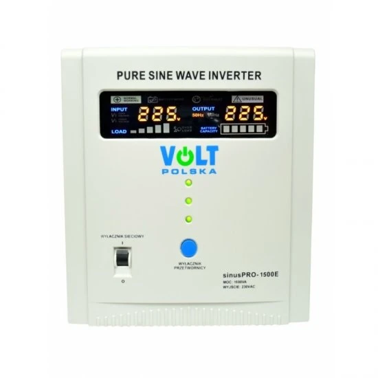 Záložní zdroj ke kotli Volt sinus PRO 1000/1500W 12V/230V