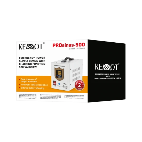 Záložní zdroj Kemot PROsinus 300W 12V/230V URZ3404