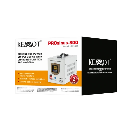 Záložní zdroj Kemot PROsinus 500W 12V/230V bílý URZ3405