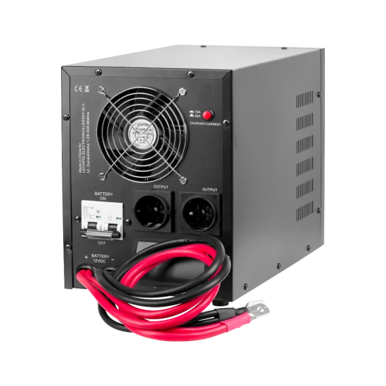 Záložný zdroj Kemot PROsinus 1600W 2200VA 12V/230V čierny URZ3431B